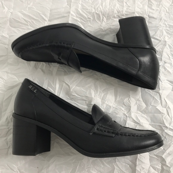 Shoes - ❗️SALE❗️Lauren Ralph Lauren Heeled Loafers